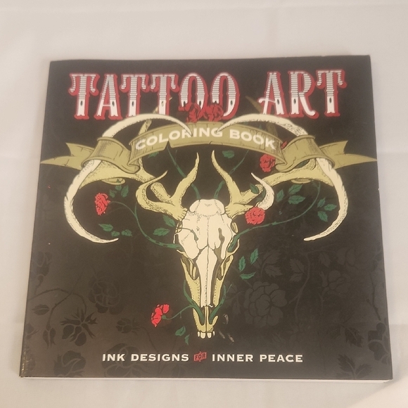 Tattoo Art Coloring Book - Picture 1 of 8